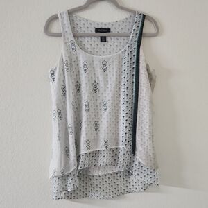 White House Black Market Layered Top